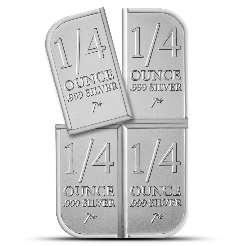 1 Oz SilverTowne Divisible Silver Bars (New) - Silver